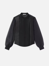 Beaded Collarless Blouse